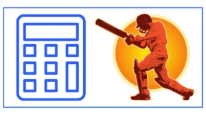 Batting strike rate calcualtor cricket