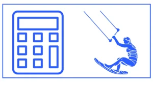 Kiteboarding calcualtor